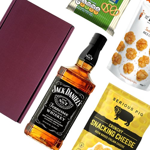 Jack Daniels Tennessee Whisky Nibbles Hamper